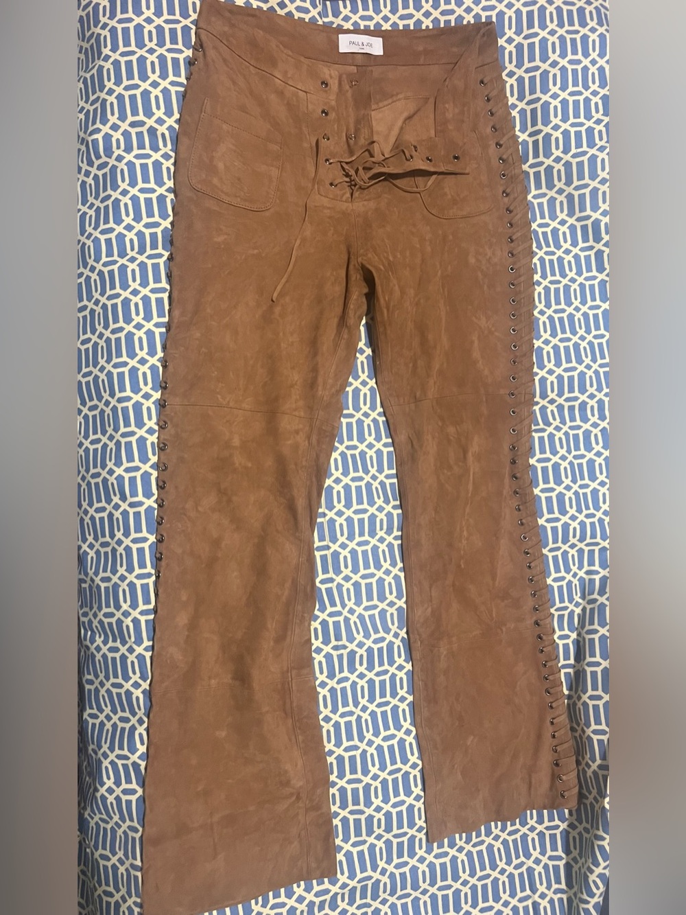 Paul & Joe Brown Suede Pants